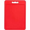 Chef Aid Tagliere in plastica rossa, 35 x 25 cm, antiscivolo, lavabile in lavastoviglie