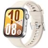 HUAWEI WATCH FIT 4 Smartwatch per uomo e donna, ultra sottile, iOS e Android, fino a 10 giorni di durata della batteria, chiamata Bluetooth, GPS Running Smartwatch, custodia in alluminio, display