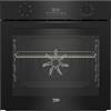Beko BBIE17300B b300 - Forno da incasso a 6 funzioni, capacità di cottura 72 l, display multifunzione con pulsanti sensore, riscaldamento rapido, AeroPerfekt, pulizia SteamShine, nero