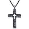 REDSUN - Collana con ciondolo a forma di freccia vichinga, martello di Thor, in argento sterling 925, con ciondolo a forma di croce, ciondolo celtico, amuleto, per uomo, figlio, ragazzo, donna, uomo e
