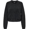 Only Cardigan Onlpiemonte Dark Grey Melange da Donna