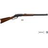 DENIX Fucile WInchester 73 cromato nero con 3 bossoli