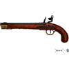 DENIX Pistola a pietra focaia Gun Kentucky, USA S.XIX nera