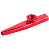 EXTREME KA1M-RD KAZOO PROFESSIONALE IN METALLO COLORE ROSSO CON MEMBRANA INTERCAMBIABILE