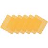 TOPBATHY 6 Pezzi Tappeto da Gioco Antiscivolo a Incastro per Esterni in PP | Struttura Semplice da Montare, Uso su Balcone e Giardino, Superficie Stabile, Colore Giallo