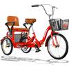 Generic Triciclo pieghevole a 3 ruote per adulti, 20 pollici, ideale per gli spostamenti quotidiani.