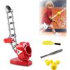 BOOZXCV Macchina lancia-palle da baseball regolabile con funzione di battuta da tennis, intervallo 5-7 secondi, palline in EVA sicure per il divertimento in giardino.