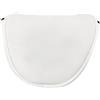 YHomU Copertura per mazza da golf, in pelle sintetica bianca, mezza mazza con forte chiusura a forza di attacco, ammortizzante, leggera, 4.3 x 5.1 in / 11 x 13 cm, per uomini e donne