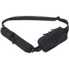 Pumixiy Marsupio 3 in 1 Cinghie regolabili in poliestere nero | Design 3 in 1, modalità a tracolla sul petto, cinghie regolabili, colore nero, ciclismo sportivo casual (nero)