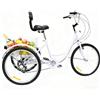 Generic Triciclo da passeggio per adulti da 24 pollici a 7 velocità, ideale per svago e shopping.