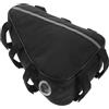 BESTOMZ 2l Borsa Nero Poliestere in Triangolare per Telaio Bici | , Scomparti Multipli e Riflettente, per Viaggi in Uscite Lunghe