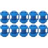 Chiyyak Set di 10 coperchi per trampolino in ABS resistente per l'installazione della rete di sicurezza