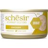 Schesir Veterinary Solutions Urinary Mousse al Pollo, Alimento Umido Dietetico per Gatti Adulti, Supporto per Dissoluzione Calcoli di Struvite e Salute Vie Urinarie, 8 x 80 g