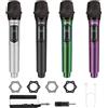 MICROFONO WIRELESS KARAOKE 2,4 GHZ DINAMICO PORTATILE PROFESSIONALE PER CANTARE