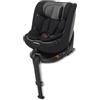 Foppapedretti Master i-Size seggiolino auto girevole 360° per bambini da 40 a 105 cm di altezza, Black