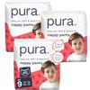 Pura Pannolini Mutandina Taglia 9 (22 kg+) 45 Pezzi | Vestibilità Elasticizzata 360°, Facili da Indossare, Cloud Soft™, Senza Cloro*