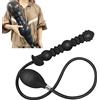 DDCELMIN Plug anale gonfiabile super enorme, espansione anale, massaggiatore della prostata, vaginale, perline anali in silicone, plug anale, dilatatore con pompa, masturbazione, giocattolo sessuale