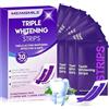 gelpretty 28 Pezzi Strisce Sbiancanti Denti Professionali, Whitening Strips, Rimuove Macchie Profonde, Sbiancamento Rapido, Ideali per Macchie da Caffè, Vino, Fumo, Facile Uso A Casa O In Viaggio