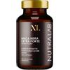 NUTRALAB | Maca Nera EXTRA FORTE | 20.000 mg equivalenti | Dalle alture delle Ande peruviane | Estratto puro | Capsule piccole | Clean label | Vetro premium | SENZA biossido di titanio | NO lattosio