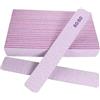 FSSTUD 21 lime per unghie a grana 80/80, a doppia faccia, limette professionali per unghie, lime per unghie spesse e grossolane, strumento per pedicure e manicure
