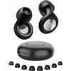 KOIFEIL Tappi Orecchie Dormire, 2026 Nuovo 45dB Protezione dell'udito, Antirumore Quiet Silicone Auricolari, Riutilizzabile Earplugs con 8 Punte (XS/S/M/L) e Custodia, per Concerti/Aerei/Sleep/Viaggiare, Nero
