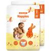 Mama Bear by Amazon Ultra Dry Nappies Taglia 2 (3-6kg) con Canali 168 Pannolini (2