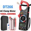 DT266 Pinza Amperometrica Digitale True RMS AC/DC 1999 Count Multimetro LCD 60mm