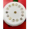 Sparkling Fancy Diamonds Diamante Naturale 0,39 Carati 15 Pz 1,6 mm Rotondo per Gioielli