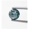 Sparkling Fancy Diamonds Diamante Naturale Tambuli Round Cut 0,27 ct Colore Blu 1 Pezzo