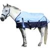 Leberna Coperta per cavallo e pony (senza imbottitura), colore azzurro, 122 | Impermeabile leggero Ripstop Horse Rain Sheet per miniatura Shetland Puledro Donkey e sezione A