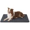 Bedsure Cuccia per cani di taglia grande lavabile,104x69cm,grigio scuro | Cuscino per cani di grande in peluche Sherpa con imbottitura in schiuma ad alta densità