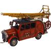 Modellino di Camion Dei Pompieri con Scala Vintage per Scrivania, Collezionisti