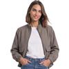 Street One Giacca da donna con motivo pied-de-poule e cerniera | Ambra levigata 38