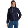 Cecil Giacca con cappuccio e mix strutturale Urban Dark Blue S