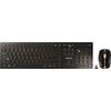 CHERRY DW 9100 SLIM - Set tastiera e mouse - senza fili - 2,4 GHz, Bluetooth 4.2 - QWERTY - USA con simbolo Euro - nero