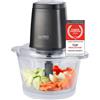 TZS First Austria - Tritatutto, Tritatutto multiplo elettrico, per tritare, sminuzzare e mescolare, con contenitore in vetro da 1,7 L, 4 lame in acciaio inox, Chopper, 500 W