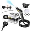 Genérico Per Pulizia 2500W Portatile 6 Livelli Regolabile | Pulitore A Vapore Heavy-Duty Cucina per Tappezzeria, Divano, Tappeto, Mobili, Finestre, Pavimento e Piastrelle