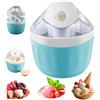 Generico Mini macchina per gelato personale, in soli 15 minuti,Gelatiera Elettrica da 17 oz per Sorbetto, Preparatore di Dessert Facile One-Touch, Congelamento Rapido per la Famiglia