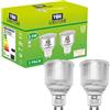 TBE LIGHTING Lampadine GU10 da 6.5 W, confezione da 2 lampadine a LED a canna lunga con attacco base GU10, colore bianco freddo 4000 K, sostituisce CFL GU10 da 11 W, con alloggiamento identico