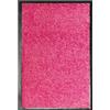 vidaXL Zerbino Lavabile Tappeto Stuoino Ingresso Tappetino Entrata Esterno Complementi Arredo Passatoia Moquette Tessili Casa Rosa 40x60 cm