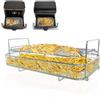 huanniu Griglia a 2 ripiani per friggitrici ad aria, compatibile con COSORI Dual Blaze TwinFry da 10L e Ninja Foodi Flexdrawer Dual da 10,4 L AF500EU, in acciaio inossidabile 304