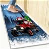 JIAMIAN Babbo Natale tappetino, decorazione della porta di Natale, tappeto della decorazione domestica di benvenuto della festa di Natale, adatto per camere da letto, porte, cucine, balconi(Stile 4)