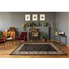 rugsx Tappeto classico ROYAL ADR - tappeto morbido per soggiorno, camera da letto e corridoio nero 200x290 cm