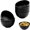 Rainway Ciotole per cereali, 8 pezzi, 700 ml, ciotole riutilizzabili in plastica, insalatiera per colazione di grande capacità, tazza per frutta e insalate, ciotola per mescolare zuppa insalata e