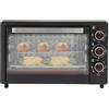 Owneed Forno elettrico, 1000 W, 22 l, mini forno, con termostato e 4 barre riscaldanti, 248 - 482 °C, griglia e teglia inclusi, per pizza, pane, biscotti