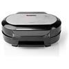 NEDIS Creatore di Hamburger - 1000 W - 23.5 x 10.5 cm - Controllo automatico della temperatura - Metallo/Plastica