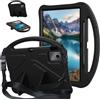 BINGEXIAER Compatibile con Lenovo Tab K12 12.1 (2025)/Idea Tab Plus TB361FU/TB361ZU 12.1 Custodia per bambini, leggera in EVA con protezione antiurto Custodia per tablet W Stand + tracolla + manico. Nero