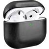 ICARER ICAER Custodia in pelle per AirPods 5 2026 AirPod 4 2024 Case, Nero | Custodia in Pelle Antiurto Premium, Supporto Caricatore senza Fili, LED visibile, Protezione Completa, Vestibilità Perfetta