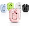 Generico Auricolari Bluetooth 5.3 Wireless con Display LED, Cuffie In Ear con Custodia di Ricarica, Controllo Touch, Microfono ENC per Chiamate, Design Ergonomic (Rosa)