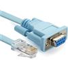 10Gtek RJ45 Male to DB9 RS232 Female Network Console Cable Adapter Converter for Cisco Switch Router, 1.8m / 5.94ft